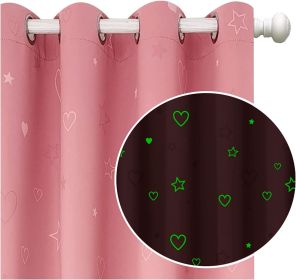 Muwago Dinosaur Curtains Luminous Glow in The Dark Themed Grommet Thermal Insulated Blackout Curtains Bedroom and Living Room Window Treatment (Green; (size: 52 * 84 inch) Muwago Dinosaur Curtains Luminous Glow in The Dark Themed Grommet Thermal Insulated Blackout Curtains Bedroom and Living Room Window Treatment (Green; (size: 52 * 84 inch)